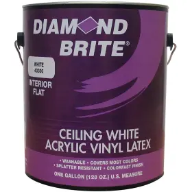 42300 Diamond Brite Paint 760968403014 1-gallon Interior Latex Flat Acrylic Vinyl Ceiling