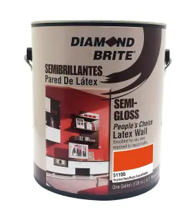 51100 Diamond Brite Paint 760968511016 1-gallon Bright And Rich Latex Scarlet Red
