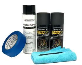 Dipyourcar 850039605734 Hyperdip Peelable Emblem Car Paint Kit - Diy Set With Cans Of Automotive Spra