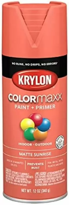 K05553007 Diversified Brands Colormaxx Spray Paint Primer Matte Sunrise 12-o