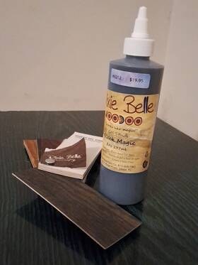 Dixie Belle 815146025158 Paint Co. Voodoo Water-based Gel Stain 8oz - Color Black Magic
