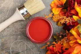 Dixie Belle Paint Company 815146029125 Chalk Finish Furniture Barn Red 4oz Matte Deep Chic M Inch