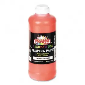 21602 Dixon Ticonderoga 40 Prang Ready-to-use Liquid Tempera Paints - 16 Fl Oz 1each Orange