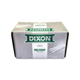 33144 Dixon Ticonderoga Waltham Chalk 7-1/16 Inches L White - 144 Per Gr