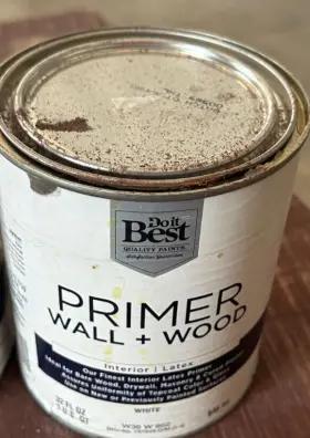 Do It Best 009326783215 New 1 Quart Interior Latex Wall Wood Primer White Drywall Plaster
