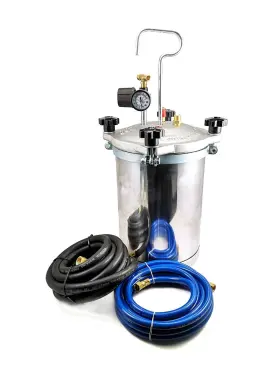 Dp Dynamic Power 695924531558 Pro Stainless Pressure Paint Tank 2.5 Gallons Pot