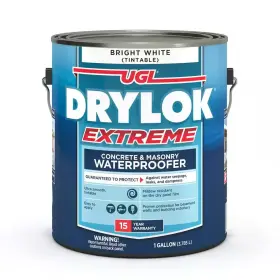 Drylok 313019719703 Extreme 1 Gal Bright White Flat Latex Basement And Masonry Waterproofer