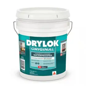Drylok 313107490484 Original 5 Gal. White Flat Latex Interior/exterior Basement And Masonry Waterpro