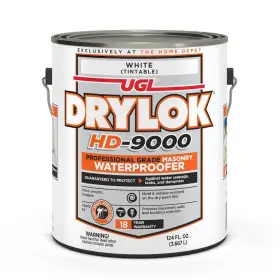 Hd-9000 Drylok 90001 Professional Flat White Masonry Waterproofer Latex Paint 1 Gallon