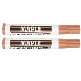 Duefixing 699867923814 2pcs Furniture Markers Touch Up Repair Kit Light Brown