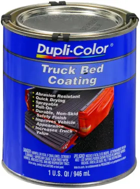 Trq254 Dupli-color 026916018694 Black Poly Truck Bed Coating 32 Ounce
