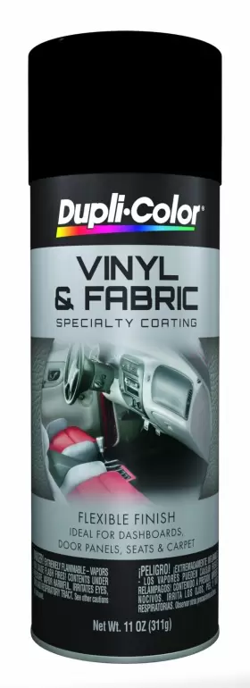 Hvp104 Dupli-color 026916399809 Vinyl And Fabric Coating Spray Paint - Gloss Black 11 Oz