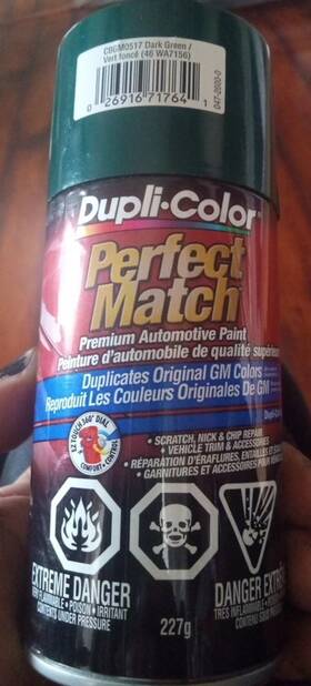 Dupli-color 026916717641 Dupli-color Bgm0517 Dark Green Gm Perfect Match Auto Paint 8 Oz. Can 46 Wa7156