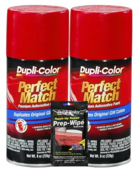 Dupli-color 026916993984 Victory Red Exact-match Automotive Paint For Gm Vehicles - 8 Oz Bundles With