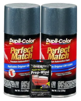 Dupli-color 026916994271 Gunmetal Metallic Exact-match Automotive Paint For Gm Vehicles - 8 Oz Bundle