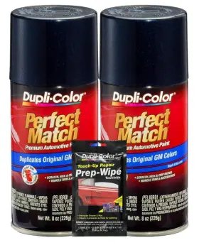 Dupli-color 026916996091 Dark Ming Blue Metallic Exact-match Automotive Paint For Gm Vehicles - 8 Oz