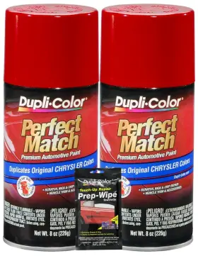 Bcc0419 Dupli-color Flame Red Perfect Match Automotive Paint For Chrysler Vehicles - 8 Oz Bundle