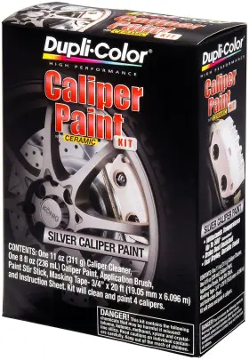 Bcp403-2 Dupli-color Pk Silver Brake Caliper Paint Kit - 8 Oz. Aerosol Ca