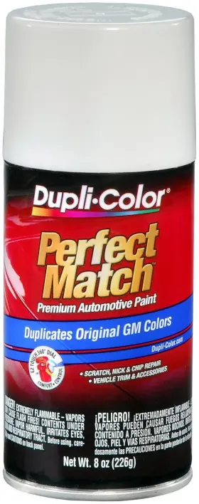 Ebgm04347-6 Dupli-color Bgm0434-6 Pk Olympic White General Motors Exact-match Automotive Paint - 8