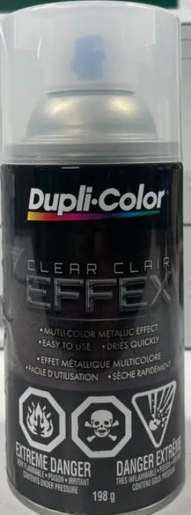 Efx100 Dupli-color Effex Clear Spray Paint Automotive Glitter Finish 7 Ounce