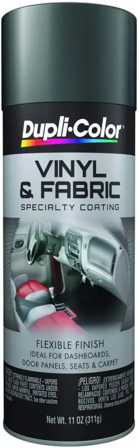 Hvp111-6 Dupli-color Pk Vinyl And Fabric Coating Spray Paint - Charcoal Gray 1