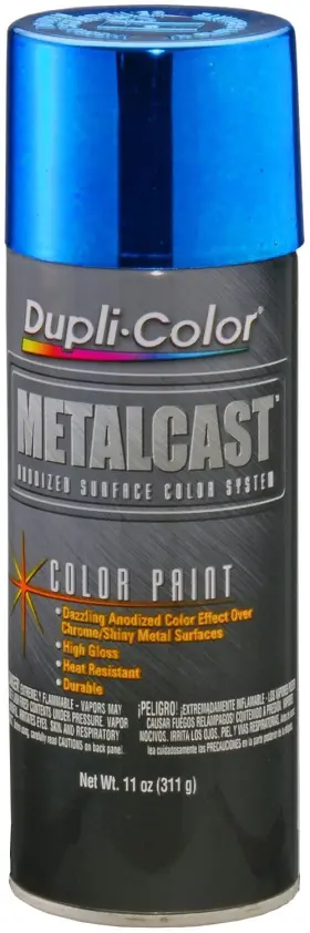 Mc201-6 Dupli-color Pk Metalcast Automotive Spray Paint - Blue Anodized Coati