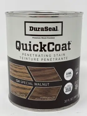 Dura Seal 027426861244 Penetrating Finish Quick Coat - Special Walnut-quart