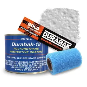 Durabak-18 Durabak 731628068256 Textured Truck Bed Liner Quart Kit - Roll On Coating Diy Custom