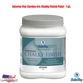 5429329 Dutch Boy Dimensions Interior Flat Garden Iris Chalky Finish Paint - 1 Qt