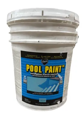 Dyco 029401315155 - Pool Paint 5 Gal 3151/5 Ocean Blue Semi Gloss Acrylic Exterior