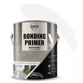 9040 Dyco 445030514555 Tuff Grip 1 Gal. Clear Low Sheen Interior/exterior Waterborne Bonding