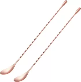 Dyc3151 Dyco Dyc3151/5 2 Pcs 12 Inches Bar Spoon Long Handle Mixing Stirrers For Drink Stainless Ste