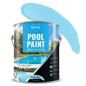 Dyco Paints 313109349353 1 Gal. Ocean Blue Semi-gloss Acrylic Pool Paint For Exterior Use