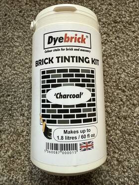 Dyebrick 060087000015 Brick Tinting Kit Charcoal Makes Up To 1.8 Liters New
