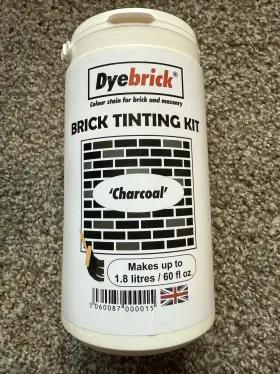 Dyebrick 060087000015 Brick Tinting Kit Charcoal Makes Up To 1.8 Liters New