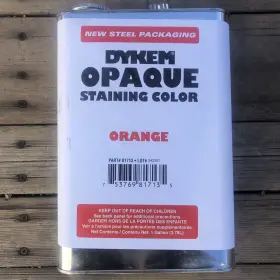 81713 Dykem Opaque Staining Color One Gallon Orange Steel Packaging