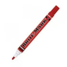 84006 Dykem Brite-mark Medium Tip Paint Marker Red