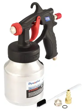 472e Dynastus Composite 25 Oz. Low Pressure Air Siphon Spray Gun General Purpose P