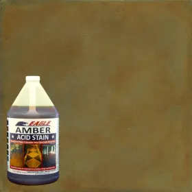Eagle 728269631024 1 Gal. Amber Concrete Acid Interior/exterior Stain