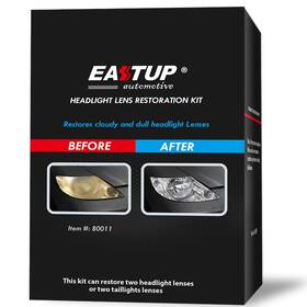 Eastup 80011-2025 Headlight Lens Restoration Kit Restore Cloudy And Dull Headlights Tai
