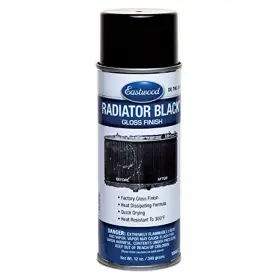 10040z Eastwood Acrylic Air Condenser Radiator Black Gloss Lacquer Paint Aerosol 12 Oz