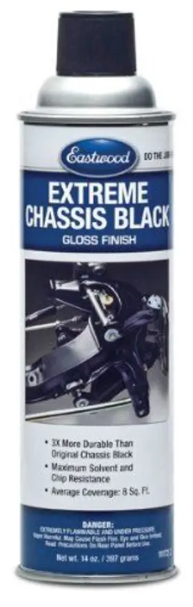 Eastwood 607174103539 Extreme Chassis Black High Gloss Aerosol 14 Oz Improves Chips Resistant