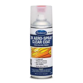 Eastwood 607174110407 2k Paint Aerosol Spray Automotive Long-lasting Durable Finish 12 Oz Can Clear C