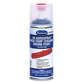 Eastwood 607174114344 2k Aerospray High Temperature Ceramic Engine Gloss Red Paint 12 Oz
