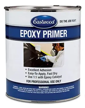 Eastwood 607174140138 White Dtm Epoxy 1 Mixing Steel Aluminum Primer Sealer Quarts