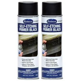 Eastwood 607174169634 Self Etching Primer Spray Paint Aerosol Black 16 Oz. 2 Pack