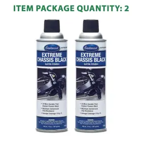 98065 Eastwood Extreme Chassis Black Satin Spray Paint 14oz Aerosol 2 Pack Car Truck