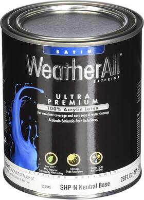 Easy Care 042909009173 Easycare - Ultra Premium Satin Exterior Neutral Base Shp-n 28 Oz