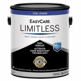Easycare 042909130303 Limitless Weatherall Exterior House Paint And Primer Medium Base Satin Acrylic Lat