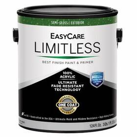 Easycare 042909130334 Limitless Weatherall Exterior House Paint And Primer Medium Base Semi-gloss